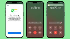 iOS 18 call recording