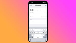iOS 18 add password