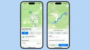 ios 18 maps custom routes