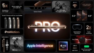 Apple A18 Pro in iPhone 16 Pro features  