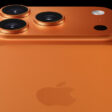 A close-up view of the back of iPhone 17 Pro.